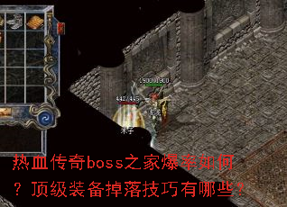 ��Ѫ����boss֮�ұ�����Σ�����װ�����似������Щ��