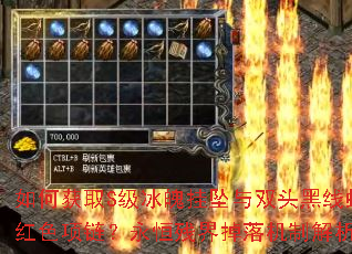 如何获取S级冰魄挂坠与双头黑线蛇红色项链?永恒残界掉落机制解析 如何获取S级冰魄挂坠与双头黑线蛇红色项链?永恒残界掉落机制解析