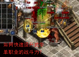 如何快速提升武帝单职业的战斗力? 如何快速提升武帝单职业的战斗力?