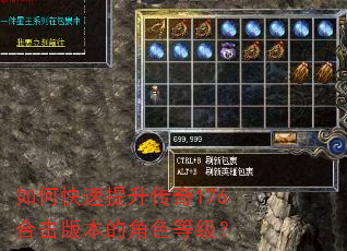 如何快速提升传奇176合击版本的角色等级? 如何快速提升传奇176合击版本的角色等级?
