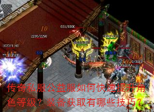 传奇私服公益服如何快速提升角色等级?装备获取有哪些技巧? 传奇私服公益服如何快速提升角色等级?装备获取有哪些技巧?